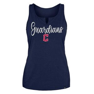 Cleveland Guardians Women XS Navy Tank‎ Top MLB Game Day NWT